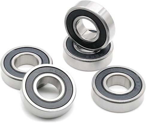 6PCS R8RS Bearing 12.7x28.575x7.938 mm Chrome Steel Material R8 2RS for Wheelchair Grinder Wheel or Stroller Motor in Saudi Arabia