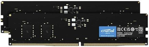 Crucial 64GB DDR5 RAM, 5600MHz (or 5200MHz or 4800MHz) Desktop Memory Kit, UDIMM 288-Pin, Compatible with 13th Gen Intel Core and AMD Ryzen 7000 - CT2K32G56C46U5 in Kuwait