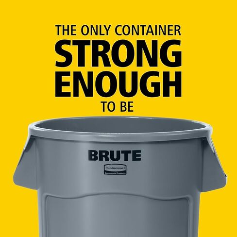 حاوية فائدة من Rubbermaid FG265500GRAY ، 55 جالًا ، رمادي in Saudi Arabia