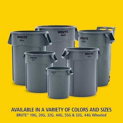 حاوية فائدة من Rubbermaid FG265500GRAY ، 55 جالًا ، رمادي in Saudi Arabia