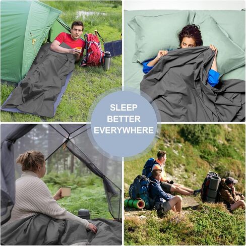 Long-Staple Cotton Sleeping Bag Liner, Travel Sheet in Kuwait