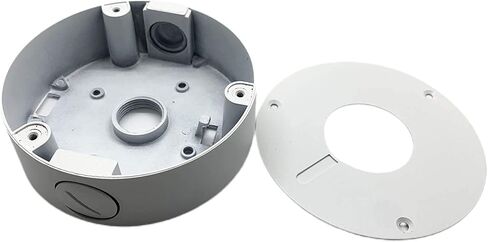 eSecure UJB155 Universal Junction Box, Fit for Any Brand Camera with Base Diameter Range: 5.3"-6.1" (135-155mm), Compatible with DS-1280ZJ-DM45, DS-1280ZJ-DM21, DS-1280ZJ-DM55, DS-1280ZJ-M, PFA138 in Saudi Arabia