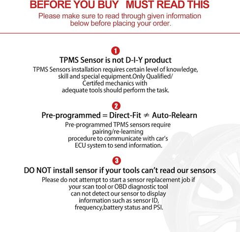نظام مراقبة ضغط إطارات OEM (TPMS) وضع مستشعر ، 315 ميجا هرتز متوافق مع Hyundai و KIA 529332M000 ، 529332M550 ، 52933A5000 ، 4250B975 ، 4250D585 in Kuwait