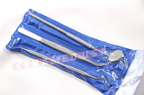 90 Instruments Basic Dental Set Mirror Explorer Probe Pliers 30 of Each 3 Kind in Saudi Arabia