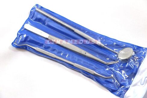 90 Instruments Basic Dental Set Mirror Explorer Probe Pliers 30 of Each 3 Kind in Saudi Arabia
