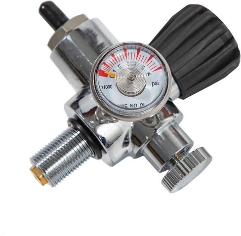 Air Tank Valve Repair Kit Metal Air Tank Tool with 20in Hose, Pressure Gauge for Connection Bottleneck Thread is M18 *1.5 Diving Gas Cylinders in Saudi Arabia