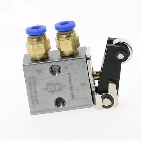 S3R-M5 Roller Lever Mechanical Valve With M5 Inch M5x0.8 Inch 3 Way 2 Position 1Pcs(S3R-M5-PC4mm) in Saudi Arabia