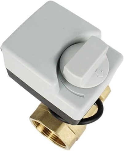 1/2 3/4 1 Inch Brass Electric Ball Valve 3-Wire 2-Way Control Electric Ball Valve With Manual Switch 1Pcs(1") in Saudi Arabia