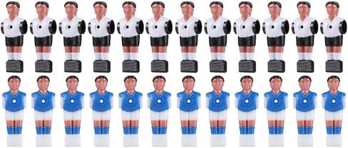 PESPORTBLE PCS Foosball Player Players ، الرياضيون المتينون في محاكاة ABS ، ألوان متنوعة ، 4.33 بوصة لقضبان طاولة كرة الفوز القياسية ، مثالية لغرف الألعاب المنزلية والحفلات in Saudi Arabia