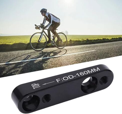 Hapivida Aluminum Alloy Black Bike Flat Mount Disc Brake Caliper Adapter for Road and Mountain Bicycle Accessory in Saudi Arabia