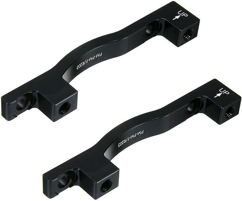 Rear Post disc Brake Adapter, Rear Front Fork or Rear Frame for 203mm 8 inch disc Brake Rotor, Black in Saudi Arabia