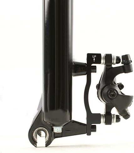Rear Post disc Brake Adapter, Rear Front Fork or Rear Frame for 203mm 8 inch disc Brake Rotor, Black in Saudi Arabia