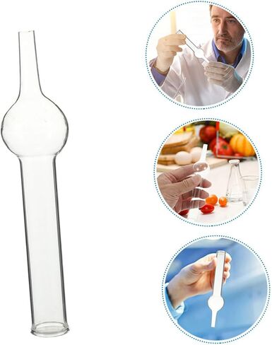 Chemistry Tool Glass Drying Tube Single Ball Air Drying Tubes for High School Middle School Studies in Saudi Arabia