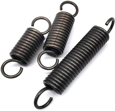 الينابيع ، Dualhooksprings ، الفولاذ الربيعي ، قطر الأسلاك 0.9 مم ، OD 11 مم ، الطول المجاني 100-200 مم ، 3 أجزاء (0.9 × 11 × 150 مم) in Saudi Arabia
