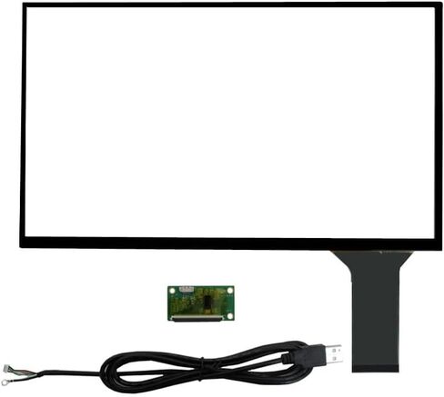 Generic 10.1/11.6/13.3/14/15.6 Inch Universal Computer Industrial Multi-touch Capacitive Digitizer Touch Screen Panel Glass With USB Driver Board Converter (11.6 inches) in Saudi Arabia