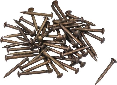 #Uus 50pcs صغيرة الأظافر النحاسية الصغيرة 1.2x12mm لإكسسوارات Harare الخشبية DIY in Saudi Arabia