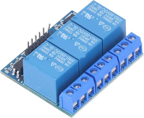 3 Channel Relay Module, 3 Channel Relay Module, High Voltage Relay Board, with Isolated Optocoupler, Adopts Fault Tolerant Design, Electronic Relays (5v (compatible with 3.3V)) in Saudi Arabia