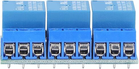 3 Channel Relay Module, 3 Channel Relay Module, High Voltage Relay Board, with Isolated Optocoupler, Adopts Fault Tolerant Design, Electronic Relays (5v (compatible with 3.3V)) in Saudi Arabia