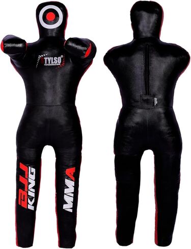 Wrestling Dummy Grappling Dummy PU Leather BJJ MMA Judo Karate Adult Jiu Jitsu Dummy - Un-Filled in Kuwait