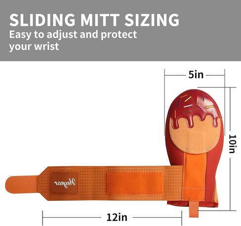 Baseball Sliding mitt, Sliding Mitt for Youth, Baseball Softball Glove for Hand Protection, Breathable and Durable, Adjustable Elastic Wrist Strap, Ambidextrous Design in Saudi Arabia