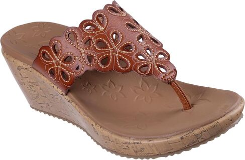 Skechers Women's Beverlee-Summer Spirit Wedge Sandal in Saudi Arabia