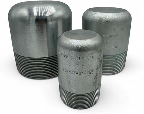 XH Bull Plug; Zinc Plated Steel (4") in Kuwait