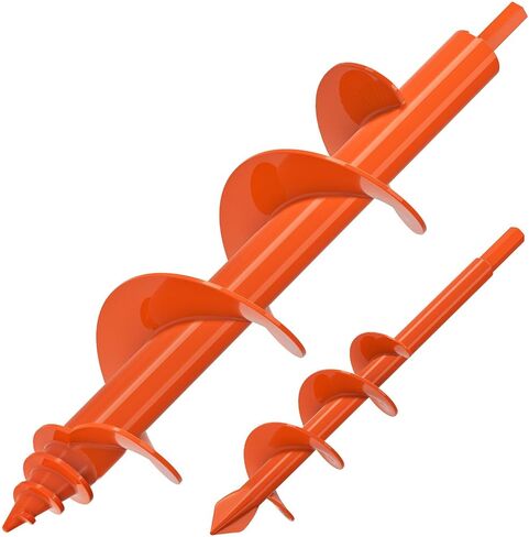 حفر حديقة أوجير لتزويد 2Pack ، حواف الأمان Auger Post Hole Digger 3 × 12 'و 2 × 32' in Saudi Arabia