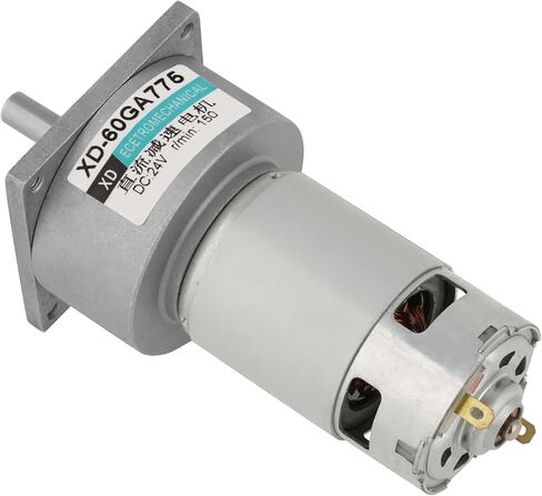 Gear Motor, DC12V/24V 35W Mini DC Gear Motor Metal Speed adjust Large torsion Motor CW/CCW(24V 150rpm) in Saudi Arabia