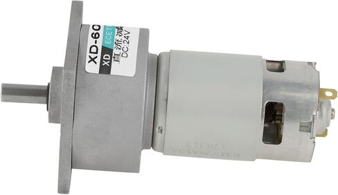 Gear Motor, DC12V/24V 35W Mini DC Gear Motor Metal Speed adjust Large torsion Motor CW/CCW(24V 150rpm) in Saudi Arabia
