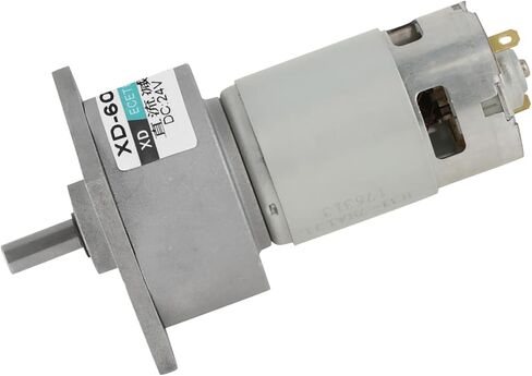 Gear Motor, DC12V/24V 35W Mini DC Gear Motor Metal Speed adjust Large torsion Motor CW/CCW(24V 150rpm) in Saudi Arabia