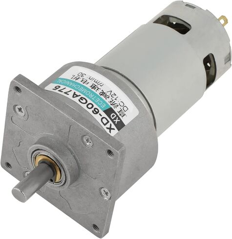 محرك الترس ، DC12V/24V 35W MINI DC GEAR MOTER SPEED ضبط محرك التواء الكبير CW/CCW (12V 30RPM) in Saudi Arabia