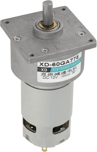 محرك الترس ، DC12V/24V 35W MINI DC GEAR MOTER SPEED ضبط محرك التواء الكبير CW/CCW (12V 30RPM) in Saudi Arabia
