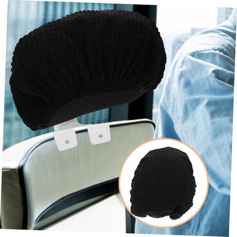 ABOOFAN Office Chair Headrest Sleeve Replacement Elastic Band Computer Chair Head Pillow Comfortable Fit Black in Saudi Arabia