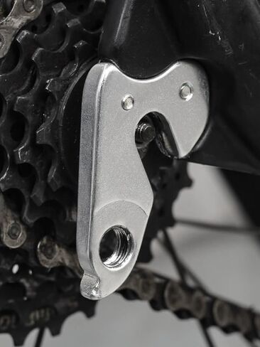 شماعات Derailleur الخلفية للدراجات WG008-SL-لـ Schwinn-400 ، Axum ، boundry ، التسرب ، محول الميكانيكية يناسب إطارات MTB و Road Bike ، سبيكة الألومنيوم ، الفضة ، 2.24 × 1.38 ،-براغي التثبيت in Saudi Arabia