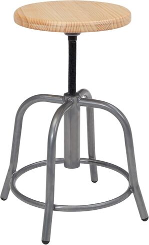 NPS National Public Seating, 19" - 25" Height Adjust Swivel Stool, Primary Color Beige, Included (Qty.) 1, Seating Type Office Stool, Model# 6800W-02 in Saudi Arabia