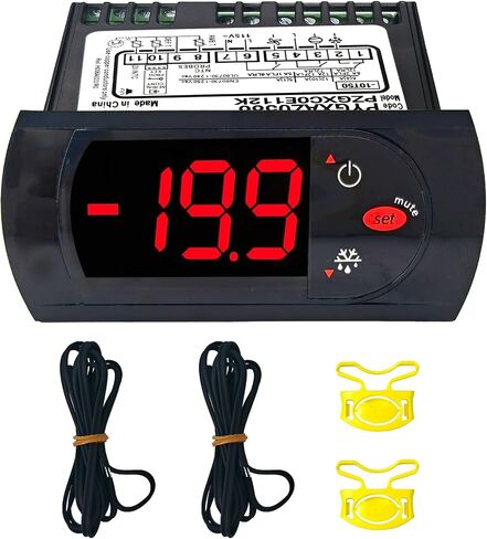 PZGXC0E112K Digit Temperature Control Thermostat with Temperature Sensor Probes 115v Fit for Carel/Main Street Equipment BMR-23-F BMR-49-F,IR33F0AHA0, IR33FOAHAO, PYGXAZ0586, IMGX1J0563, 17819471 in Saudi Arabia