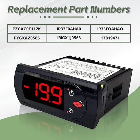 PZGXC0E112K Digit Temperature Control Thermostat with Temperature Sensor Probes 115v Fit for Carel/Main Street Equipment BMR-23-F BMR-49-F,IR33F0AHA0, IR33FOAHAO, PYGXAZ0586, IMGX1J0563, 17819471 in Saudi Arabia