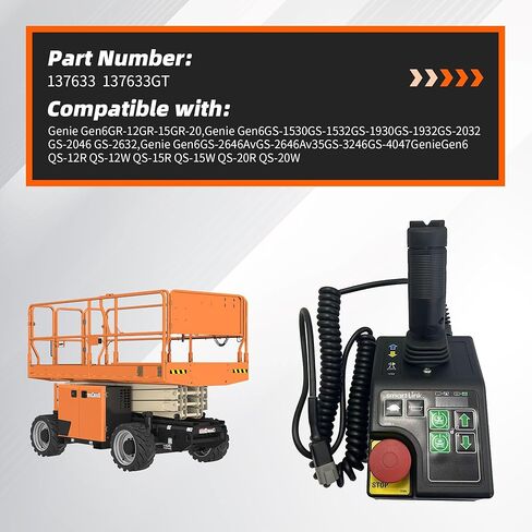 GEN 6 CONTROL BOX 1256727 جزء مربع التحكم ، متوافق مع Genie Scissor Lift GS-1932 GS-2032 GS-2046 GS-2632 GS-2646 GS-3246 GS-1530 GS-1532 GS-1930 GS-4047 in Kuwait