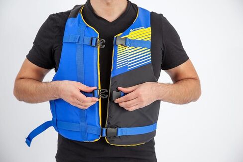 ستوهيلكويست Fit للشباب سترة النجاة - خفر السواحل المعتمدة ، PFD عالية التنقل ، رغوة الطفو ، قابلة للتعديل بالكامل للأطفال حوالي 75-125 رطلاً in Kuwait