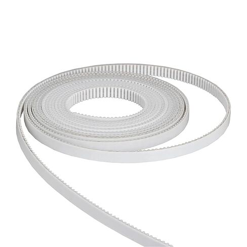 1PCS 3D PRINTER PARRINTS 2GT TIMING BELT PU مع الصلب CORE 6 مم عرض 1M حزام مفتوح أبيض لإكسسوارات DIY (2 متر) in Kuwait