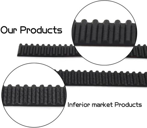 1PCS 2GT Open Synchronous Timing Belt Width 6mm GT2 Rubber Tape Pitch 2mm Wear Resistant for 3D Printer Parts(6mm Wide,2M Long) in Saudi Arabia