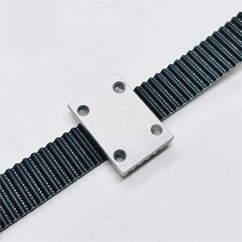 HTD3M Open Belt 1pc Toothed Plate 3M-HTD Belt Width 6/10/15/20/25mm Aluminum Alloy Connecting Buckle Plate(6mm) in Saudi Arabia
