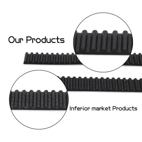 1pc 1/5/10/20m 2gt عرض حزام توقيت متزامن 6 مم GT2 شريط المطاط الملعب 2 مم مقاوم لأجزاء الطابعة ثلاثية الأبعاد (10M) in Kuwait