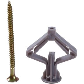 Plastic Toggle Anchor with Screw Curtain Gypsum Board Hollow Wall Pipe Plug Aircraft Expansion Anchor Bolt Accessories New in Saudi Arabia