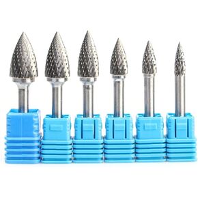 gx type yg8 alloy rotary file double slot tungsten tungsten steel wood wood crinding head tool tool for the copper (6pcs (gx06-16)) in Saudi Arabia