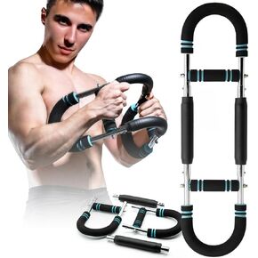Twister Arm Trainer, 60-100lb Adjustable Chest Workout Equipment, Portable Power Twister Bar, Detachable Design, Arm Trainer for Men, Chest Trainer for Men, Shoulder Muscle Training, Fitness Anywhere in Saudi Arabia