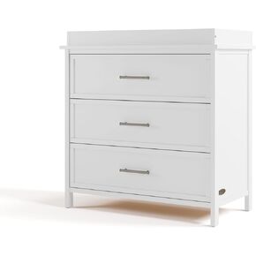 Graco Classic 6 درج Dresser Greenguard Gold معتمد ، صندوق خشبي متميز لغرفة النوم ، مصمم Designer for Kids Bedroom ، أدراج متشابكة ، مسارات درج مثبتة مسبقًا (أبيض) in Kuwait
