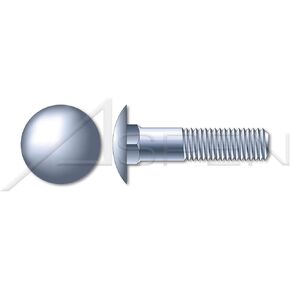 (1600 pcs) 1/4"-20 X 1-1/2", Step Bolts, Truss Head, Square Neck, Steel, Zinc Plated in Saudi Arabia