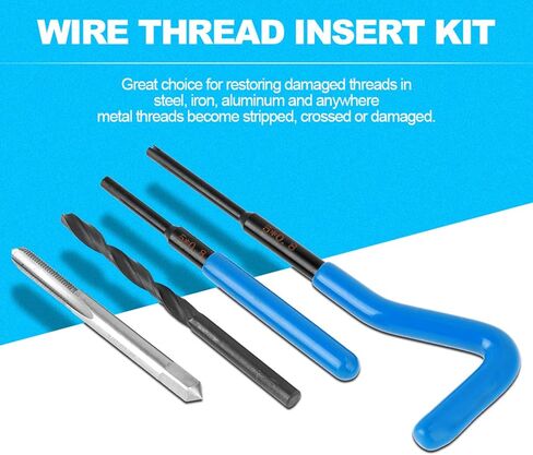 Stainless Steel Wire Thread Insert Combination Tool Set Thread Repair Kit in Saudi Arabia