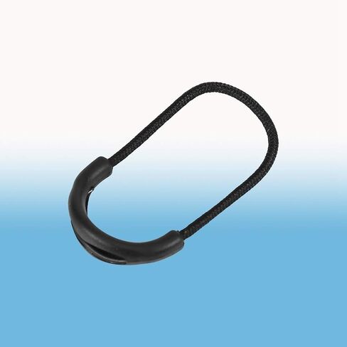 TBEST 10pcs سحب ، علامات تبويب سلك بلاستيك سوداء استبدال حبل السحب لإكسسوارات حقيبة الملابس خفيفة الوزن سهلة التثبيت لظهر الظهر حزم الظهر cclothing in Kuwait
